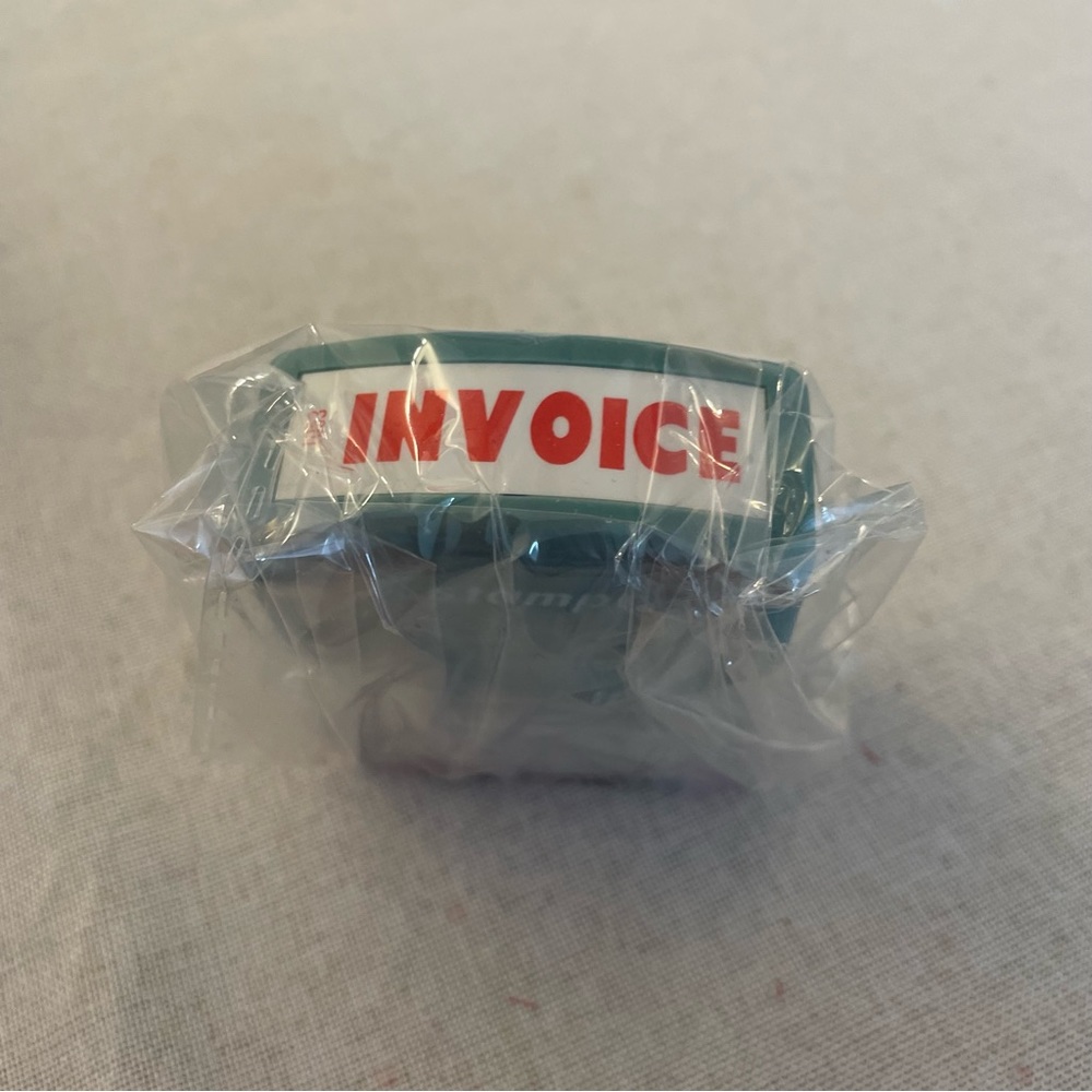 NEW Invoice Self Inking Stamp